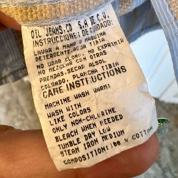 Vintage Nine West Blue Striped Pearl Snap Western Shirt Men’s XL - Picture 5 of 9